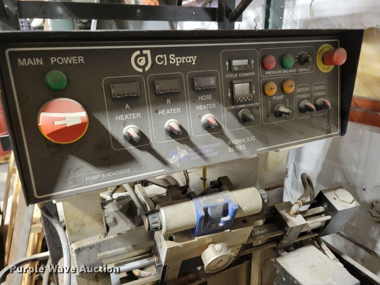image for item DM8125 (2) Polyurethane Machinery Corp. CJ Spray foam units
