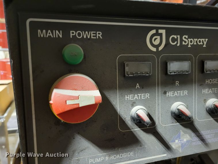 image for item DM8125 (2) Polyurethane Machinery Corp. CJ Spray foam units