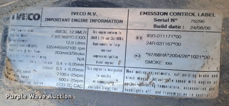 image for item DM8128 2006 Case 340B  haul truck