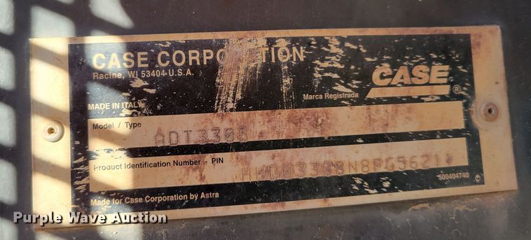 image for item DM8129 2008 Case 330B  haul truck