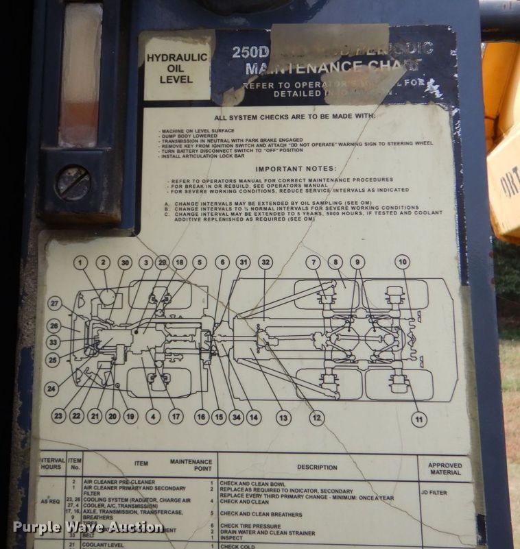 image for item DO1619 2006 John Deere 250D  haul truck