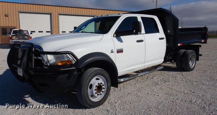 image for item DP0414 2012 Dodge Ram 4500HD  Crew Cab dump truck