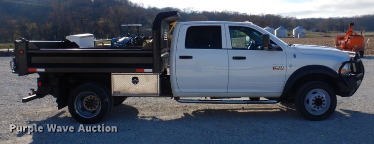 image for item DP0414 2012 Dodge Ram 4500HD  Crew Cab dump truck