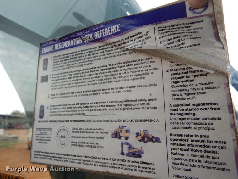 image for item DP8588 2012 Volvo EC220DL  excavator