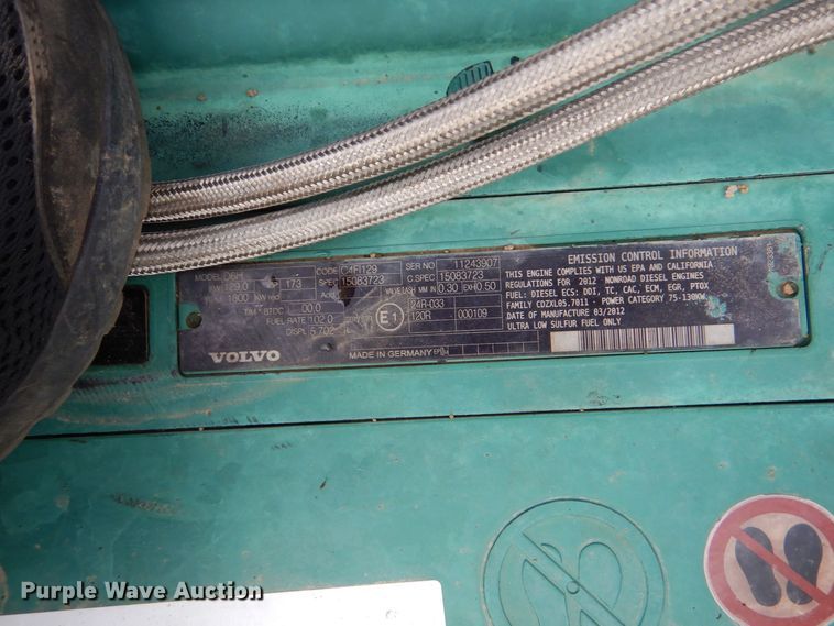 image for item DP8588 2012 Volvo EC220DL  excavator