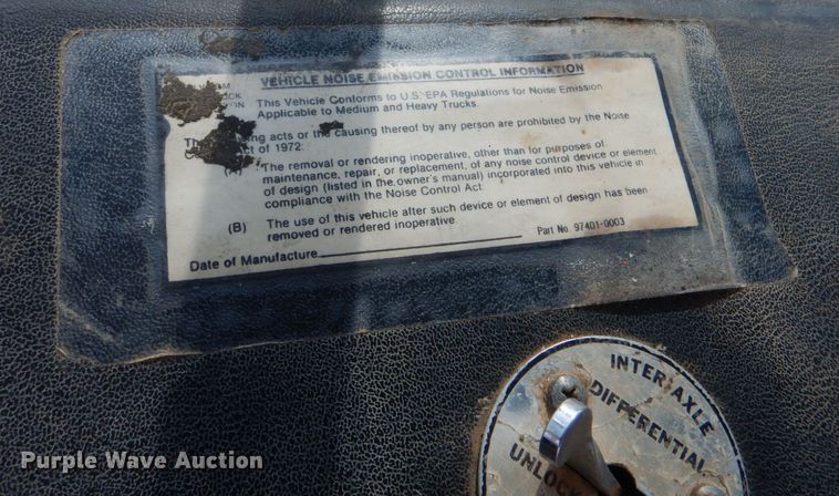 image for item DP8589 1988 White GMC WX  oil distributor truck