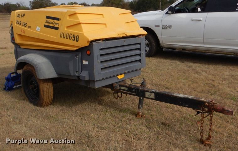 image for item DP8590 2010 Atlas Copco XAS 185  air compressor