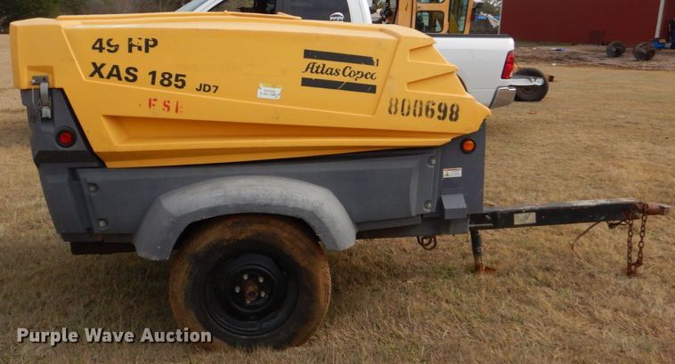 image for item DP8590 2010 Atlas Copco XAS 185  air compressor