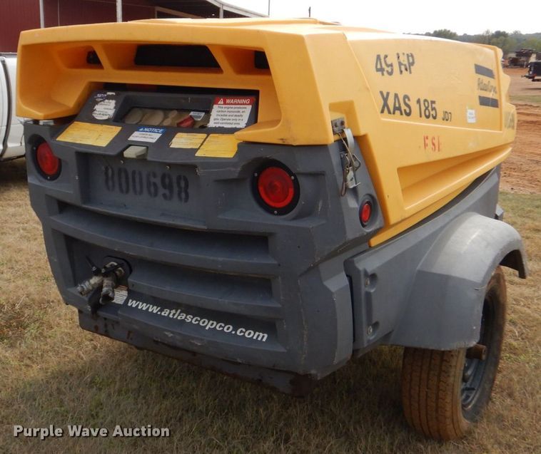 image for item DP8590 2010 Atlas Copco XAS 185  air compressor