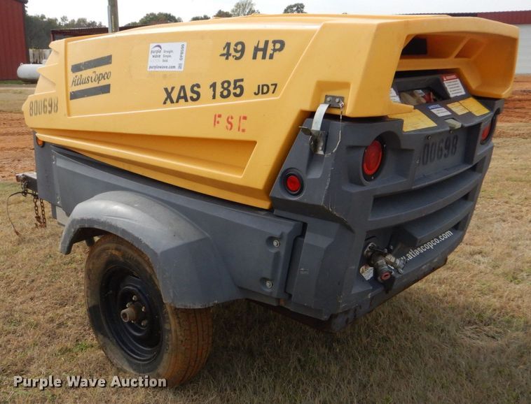 image for item DP8590 2010 Atlas Copco XAS 185  air compressor