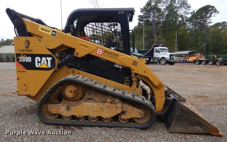 image for item DP8591 2018 Caterpillar 289D  tracked skid steer loader