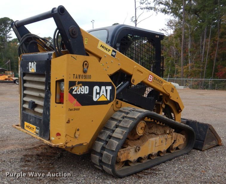 image for item DP8591 2018 Caterpillar 289D  tracked skid steer loader
