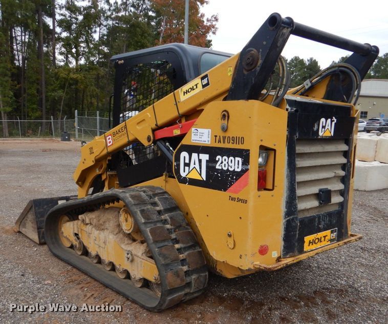 image for item DP8591 2018 Caterpillar 289D  tracked skid steer loader