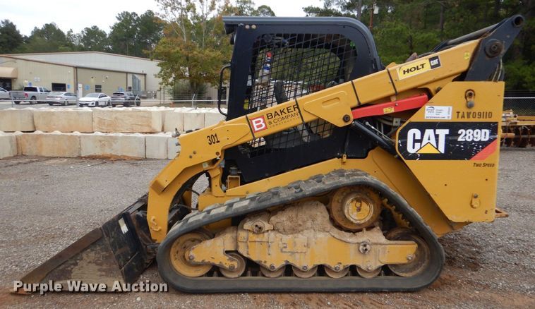 image for item DP8591 2018 Caterpillar 289D  tracked skid steer loader
