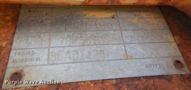 image for item DQ1876 1980 Caterpillar 930  wheel loader