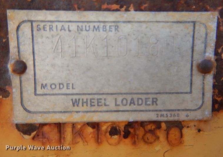 image for item DQ1876 1980 Caterpillar 930  wheel loader