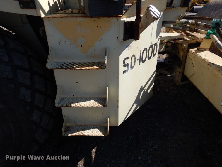 image for item DQ1879 1992 Ingersoll Rand SD-100D  single drum roller