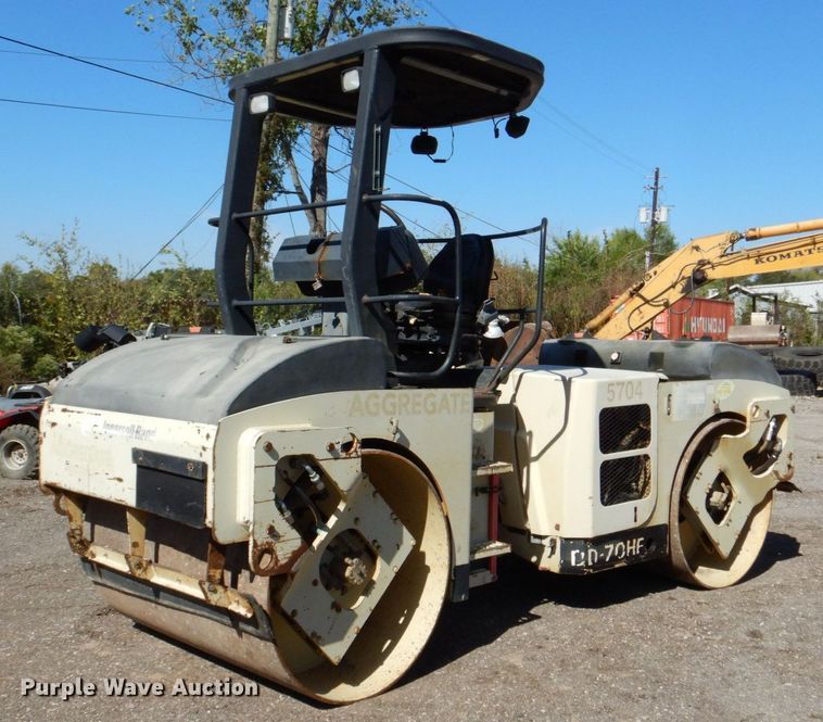 image for item DQ1881 2004 Ingersoll Rand DD-70HF  double drum roller