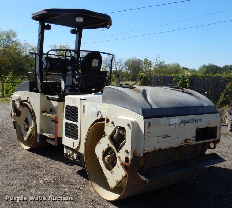 image for item DQ1881 2004 Ingersoll Rand DD-70HF  double drum roller