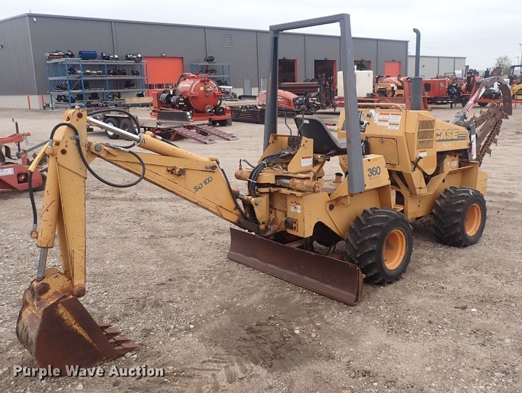 image for item DQ4886 1997 Case 360  trencher