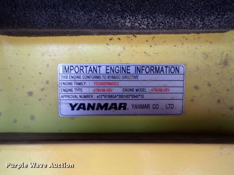 image for item DQ4887 2008 Yanmar ViO75-A  mini excavator