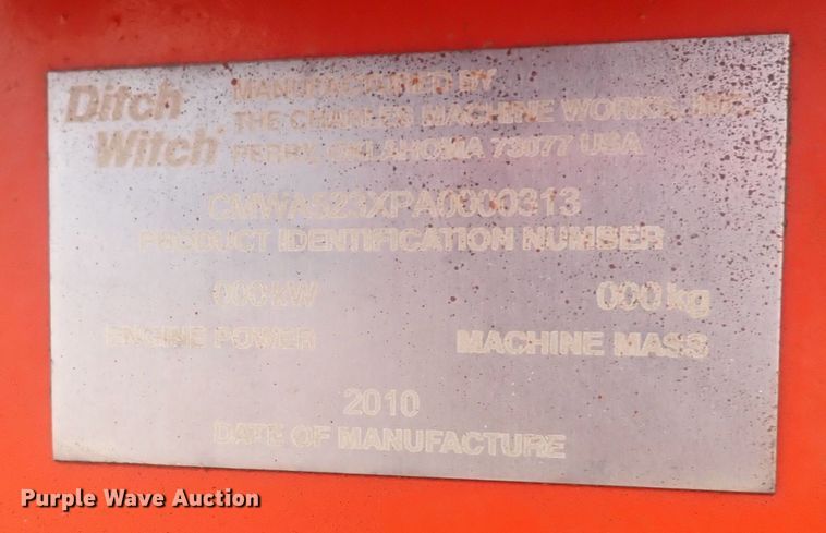 image for item DQ4889 2010 Ditch Witch RT80  trencher