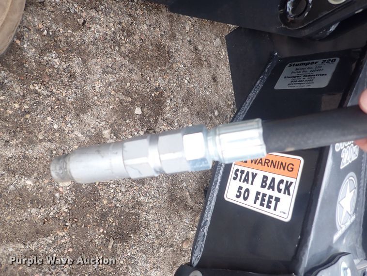 image for item DQ4898 Stumper 220HD  compact utility loader stump grinder