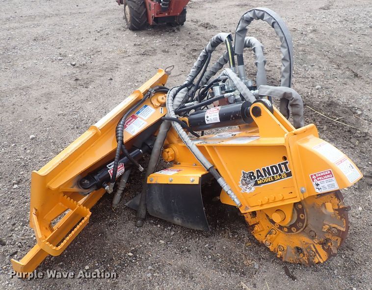image for item DQ4918 Bandit SA-25  skid steer stump grinder