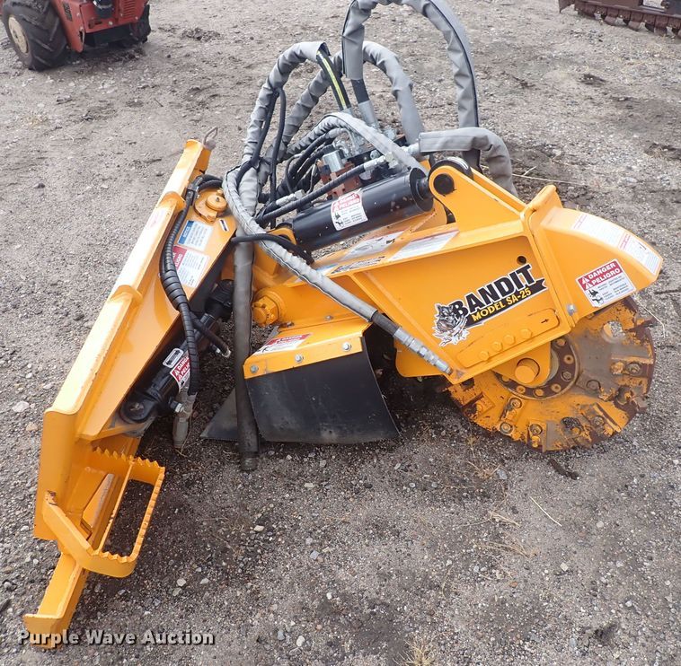 image for item DQ4918 Bandit SA-25  skid steer stump grinder