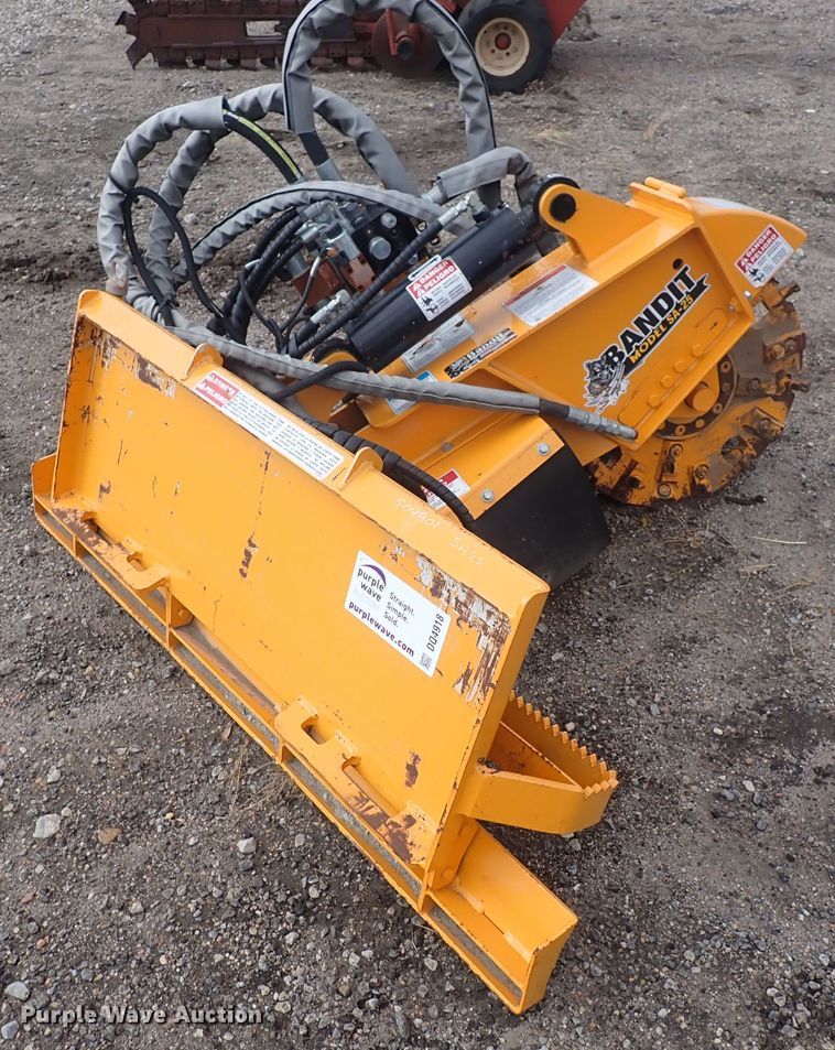 image for item DQ4918 Bandit SA-25  skid steer stump grinder
