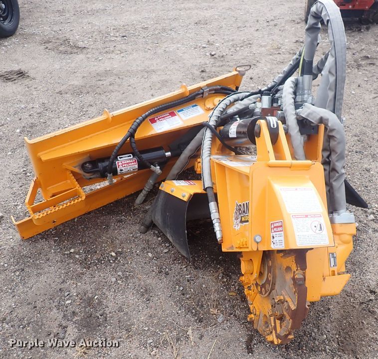 image for item DQ4918 Bandit SA-25  skid steer stump grinder