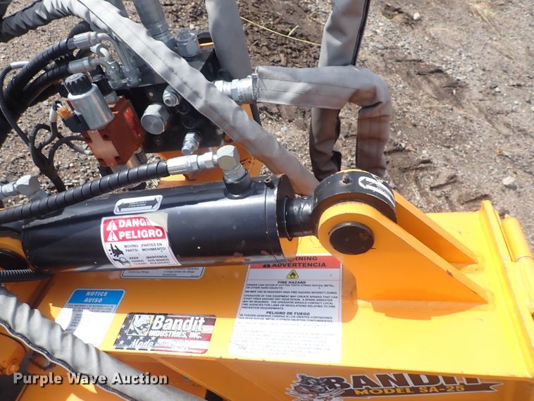 image for item DQ4918 Bandit SA-25  skid steer stump grinder