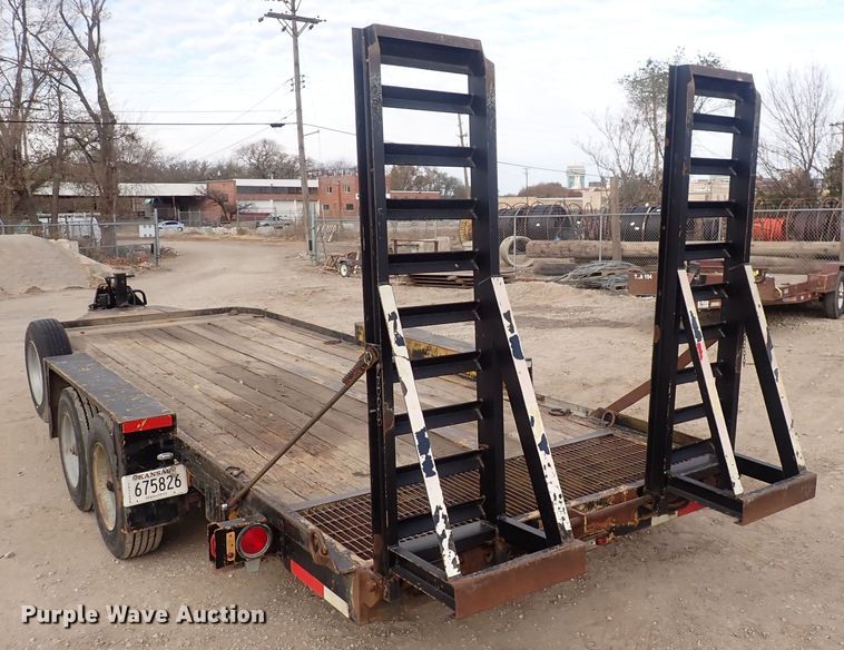 image for item DQ4941 1998 Kiefer  equipment trailer