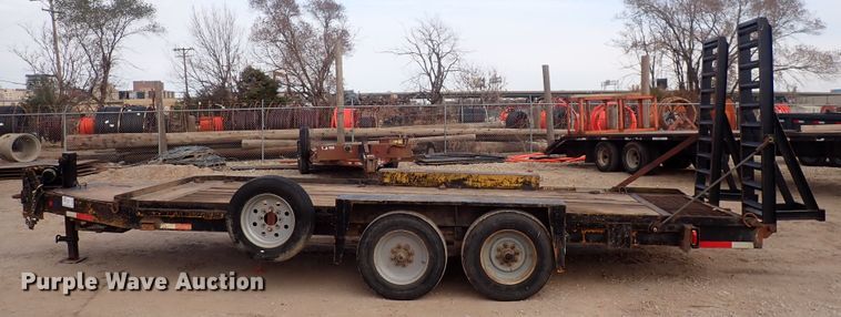 image for item DQ4941 1998 Kiefer  equipment trailer