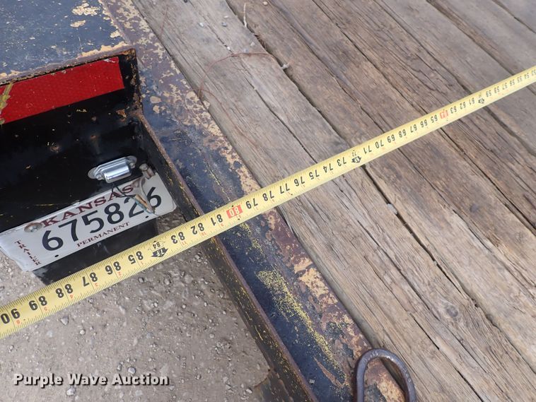 image for item DQ4941 1998 Kiefer  equipment trailer