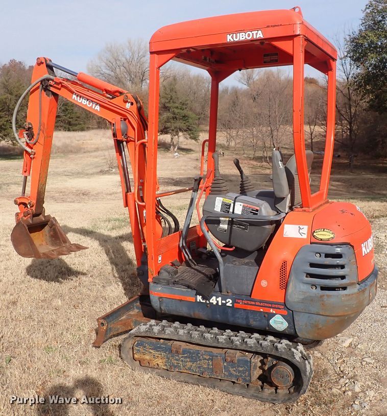 image for item DQ4949 1998 Kubota KX41-2  mini excavator