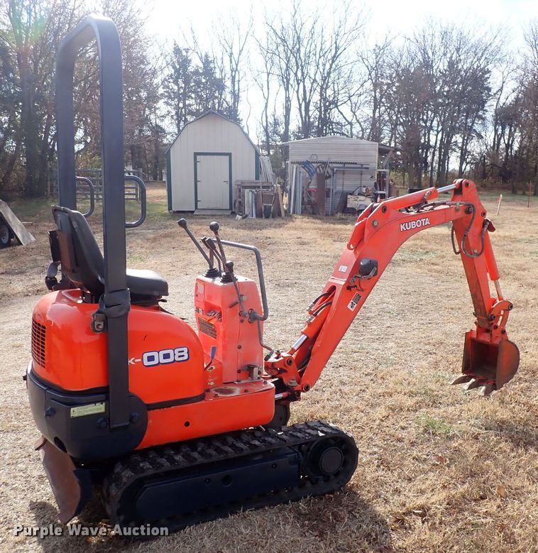 image for item DQ4950 2002 Kubota K008  mini excavator