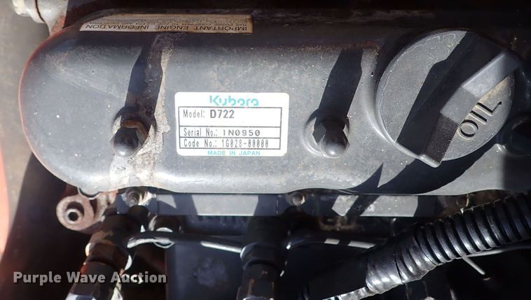 image for item DQ4950 2002 Kubota K008  mini excavator