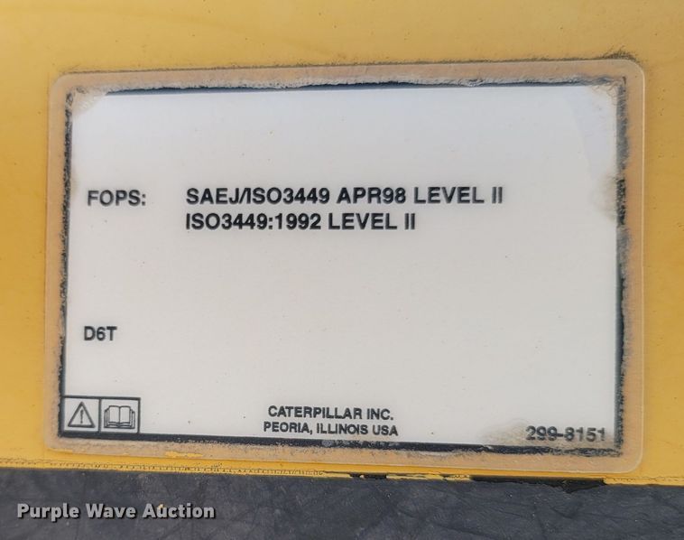 image for item DR3353 2008 Caterpillar D6T XL  dozer