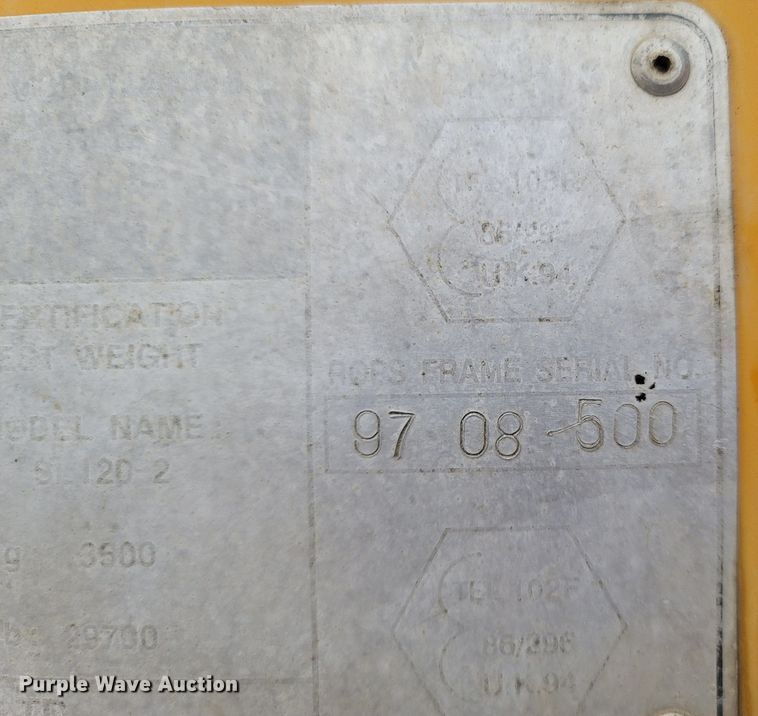 image for item DR3355 Samsung SL120-2  wheel loader