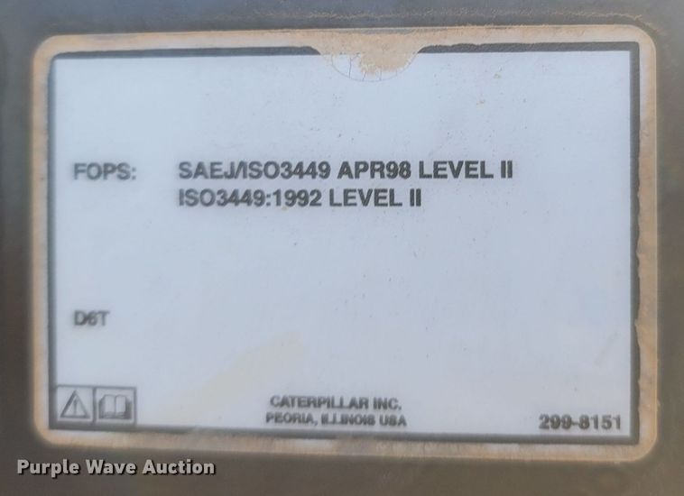 image for item DR3365 2011 Caterpillar D6T XL  dozer