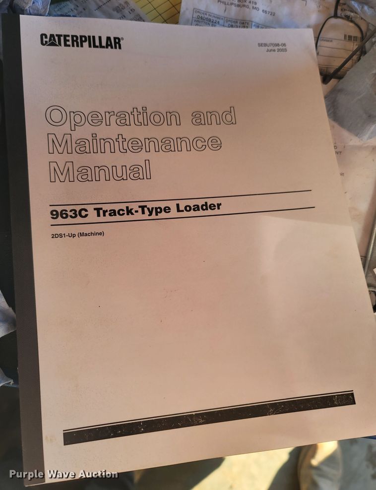 image for item DR3367 2001 Caterpillar 963C  track loader