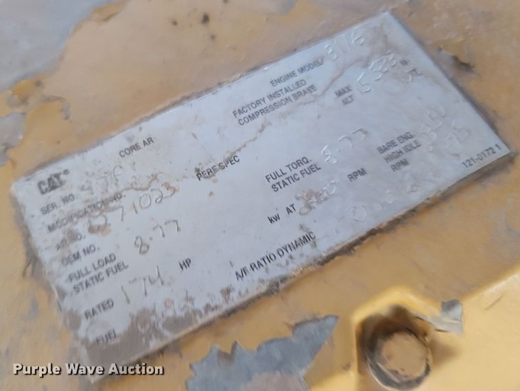 image for item DR3367 2001 Caterpillar 963C  track loader