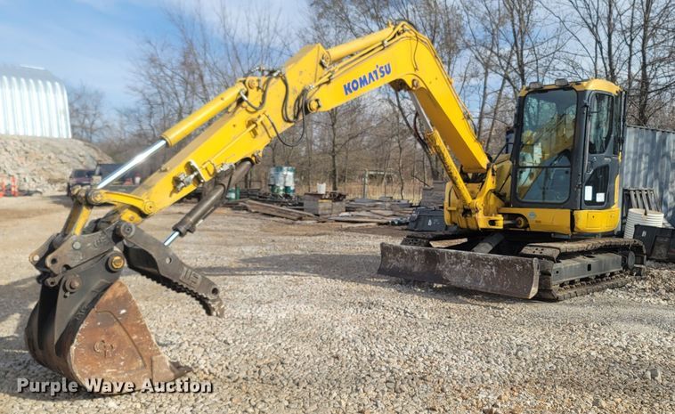 image for item DR3368 2013 Komatsu PC88MR-8  mini excavator