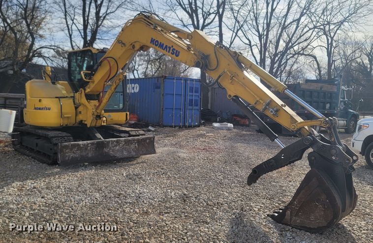 image for item DR3368 2013 Komatsu PC88MR-8  mini excavator