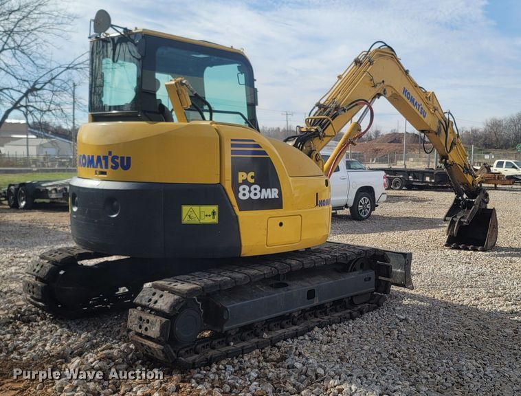 image for item DR3368 2013 Komatsu PC88MR-8  mini excavator