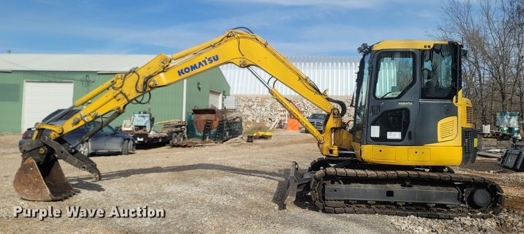 image for item DR3368 2013 Komatsu PC88MR-8  mini excavator