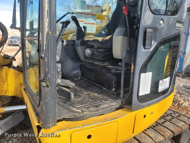 image for item DR3368 2013 Komatsu PC88MR-8  mini excavator