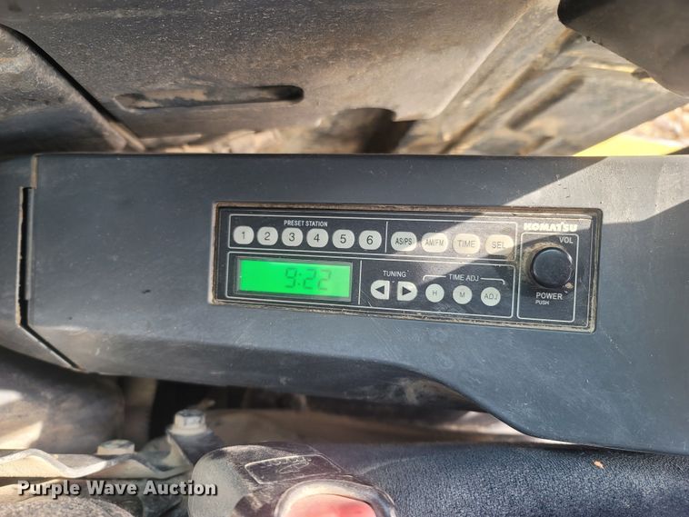 image for item DR3368 2013 Komatsu PC88MR-8  mini excavator