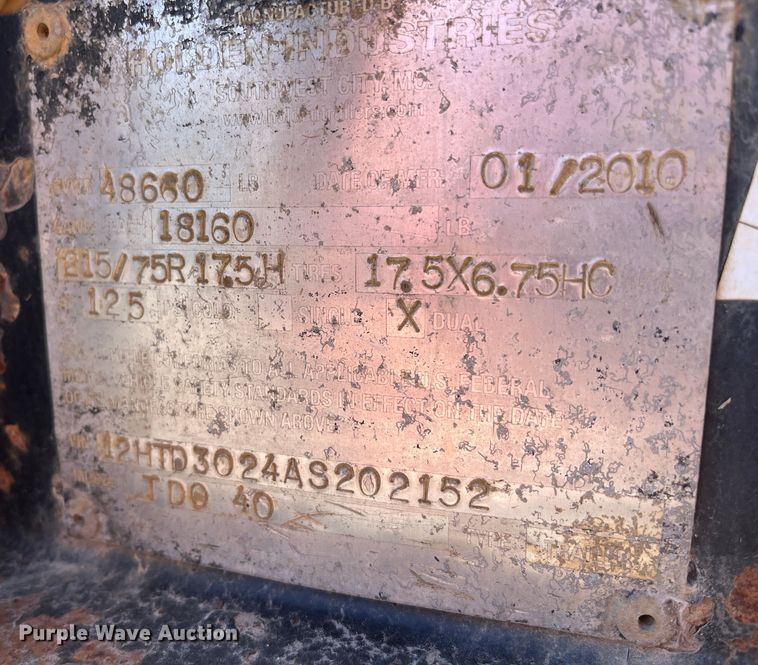 image for item DR7354 2010 Holden  equipment trailer